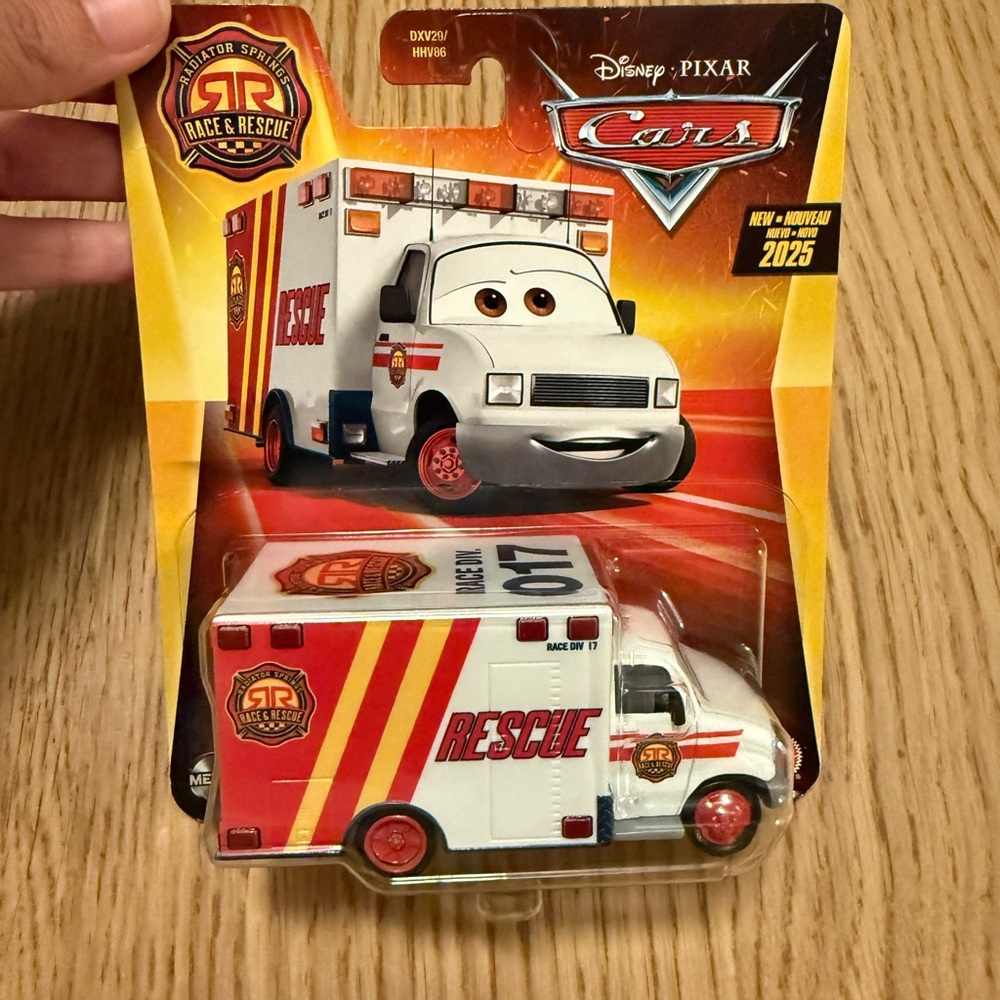 Disney Pixar Cars Race & Rescue 2025 Ambulance Toy
